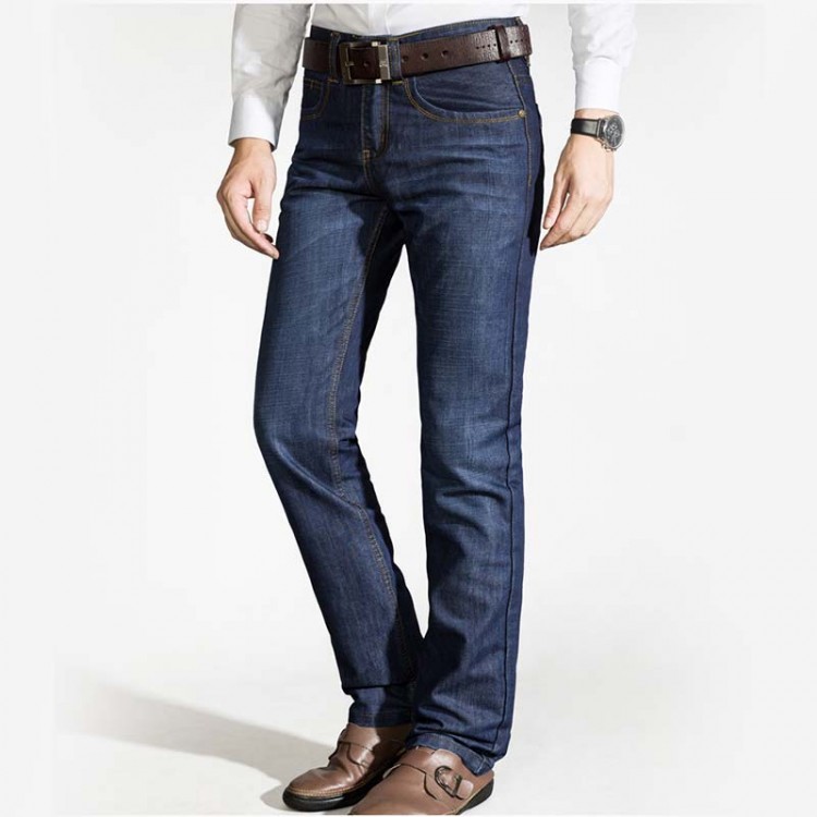 High rise straight jeans